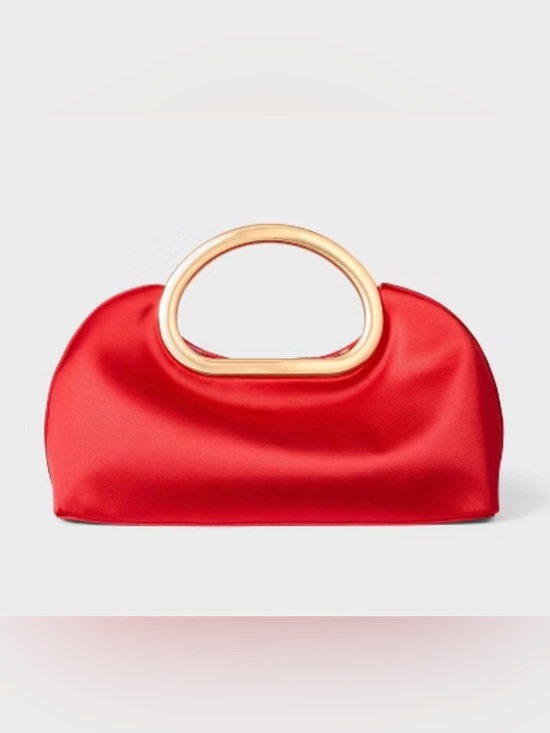 Target Handbags - TARGET NWT lunar new year clutch handbag -red/gold